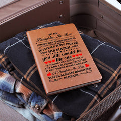 To My Daughter-in-Law Honor – Leather Journal